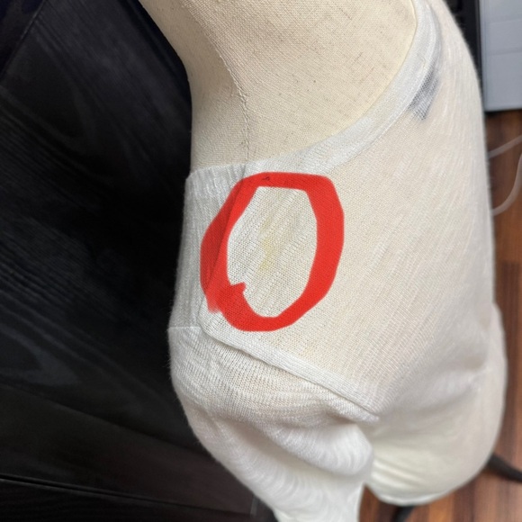 The Limited semi-sheer white tie front belted cardigan - Picture 10 of 13